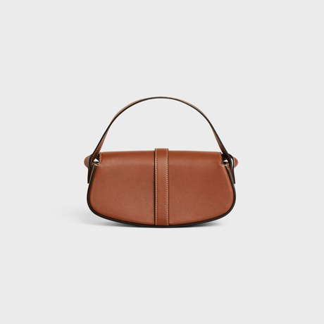 CLUTCH ON STRAP TABOU IN SMOOTH CALFSKIN TAN - Image 3
